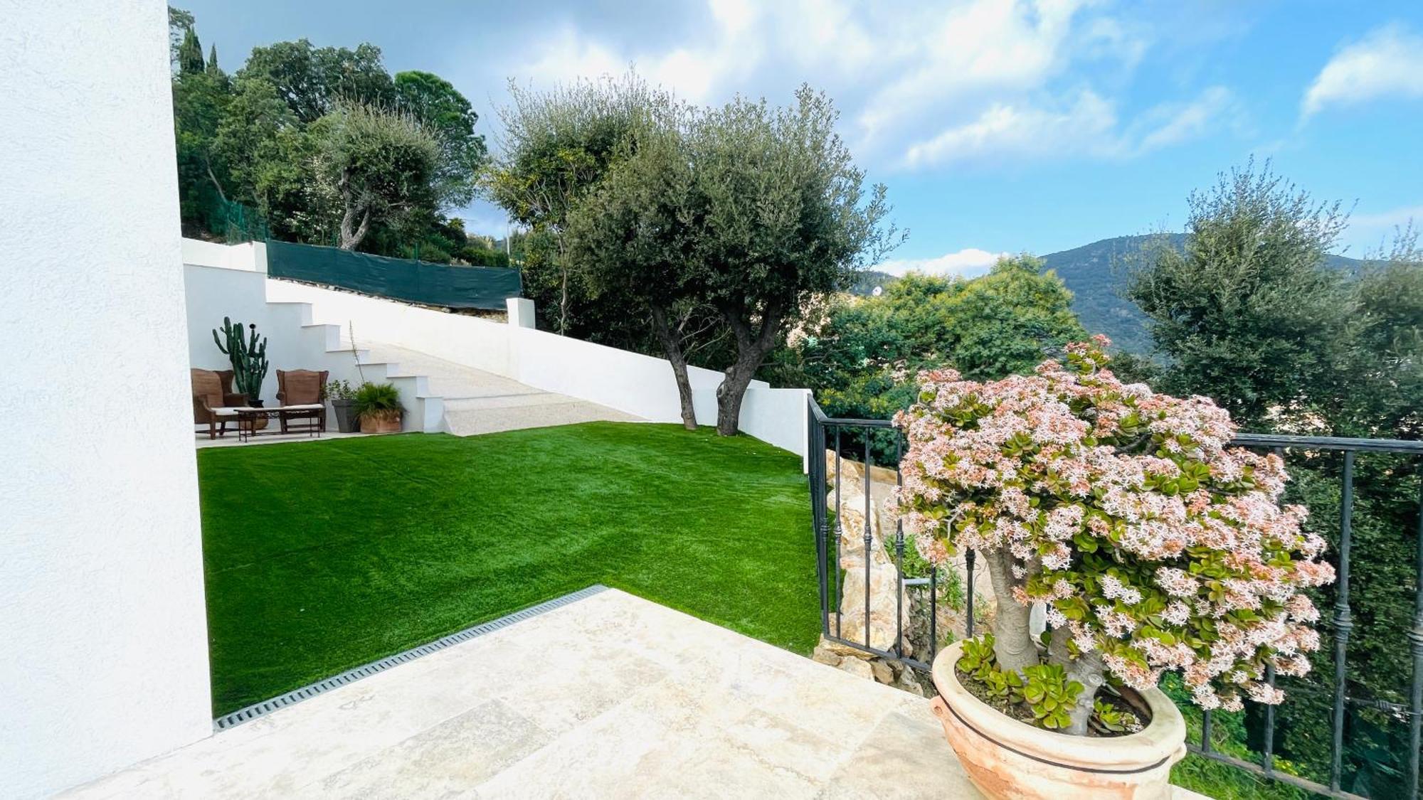 Villa Cacharelle Vue Mer Piscine キャバレール・シュル・メール エクステリア 写真
